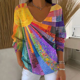 Maja | Vintage šarena patchwork majica kratkih rukava