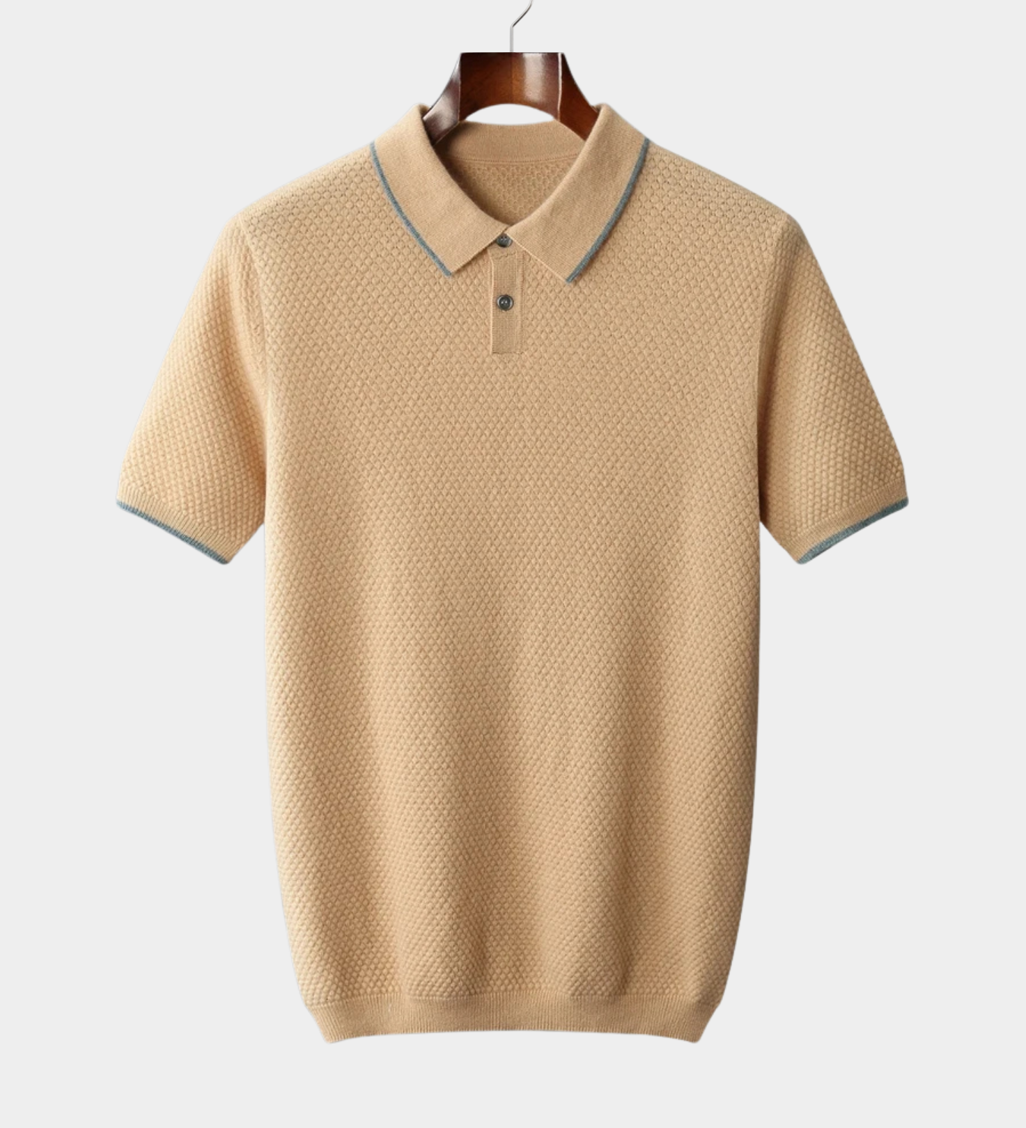 Premium dvobojna kašmirska polo majica