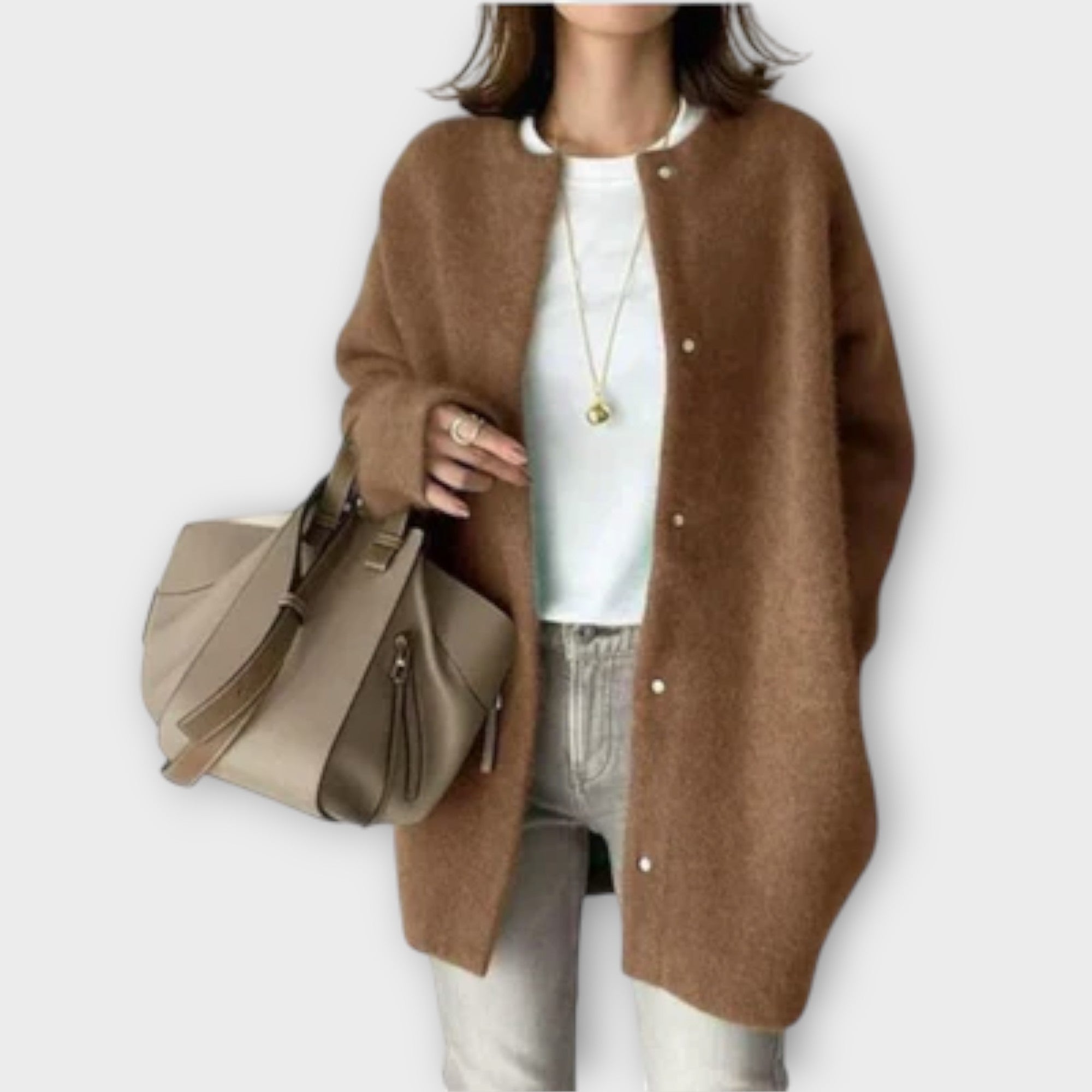 Tereza | Elegantni minimalistički kaput za modernu ženu