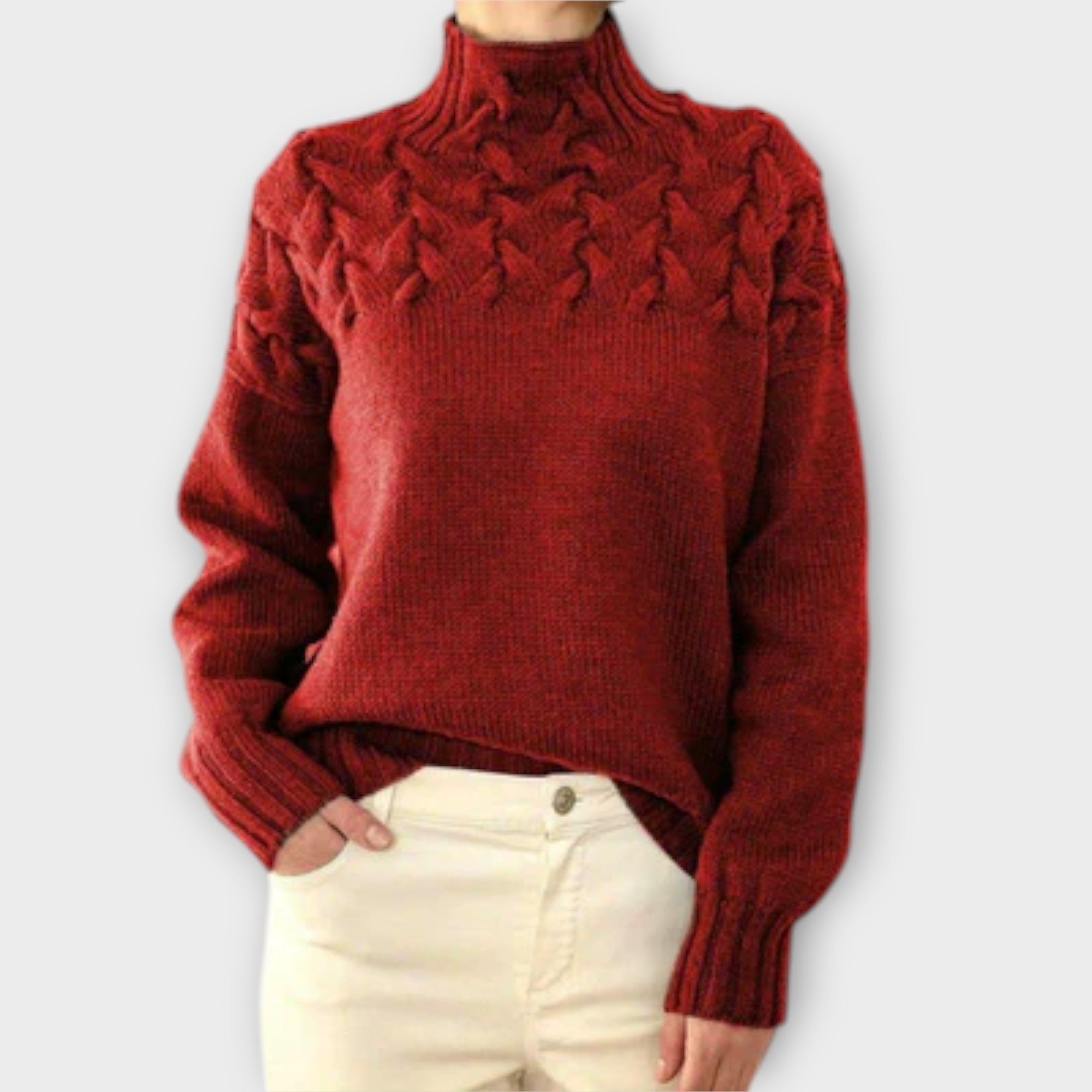 Ivana | Elegantna pletena dolčevita
