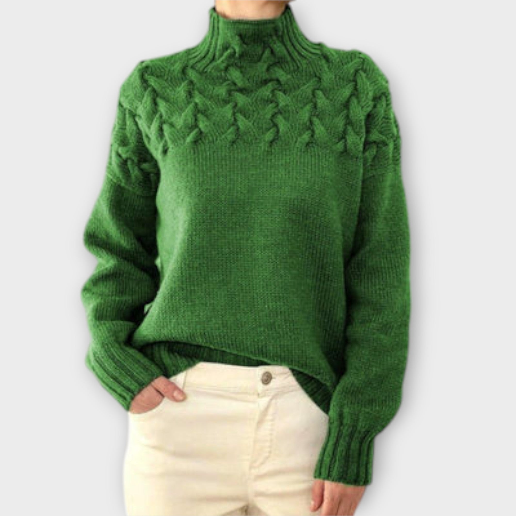 Ivana | Elegantna pletena dolčevita
