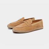 Bež Penny espadrile s motivom morske obale