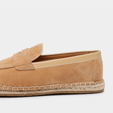 Bež Penny espadrile s motivom morske obale