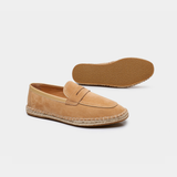Bež Penny espadrile s motivom morske obale