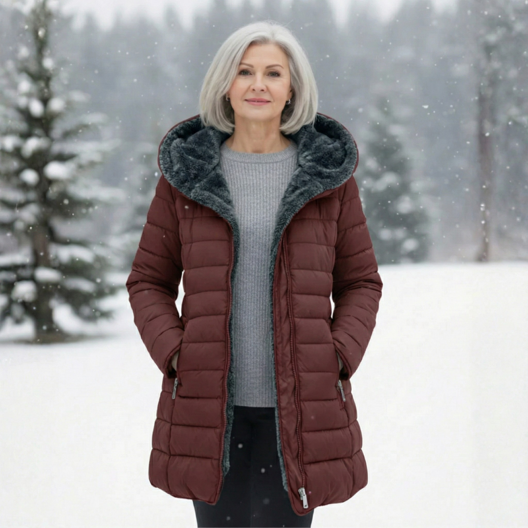 Adéla | Zimska jakna s toplom kapuljačom