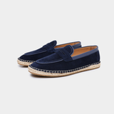 Mornarskoplave platnene espadrile Penny Seaside