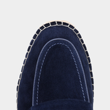 Mornarskoplave platnene espadrile Penny Seaside