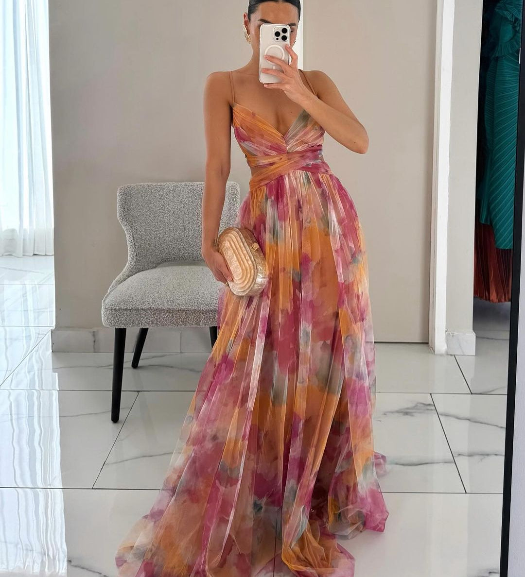 Giselle | Čarobna maksi haljina sa cvetnim printom