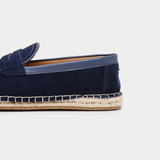 Mornarskoplave platnene espadrile Penny Seaside