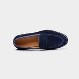 Mornarskoplave platnene espadrile Penny Seaside