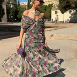 Louise™ duga svečana haljina elegantnog V-izreza