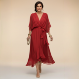 MARTA™ | Lagana, prozirna haljina s V-izrezom
