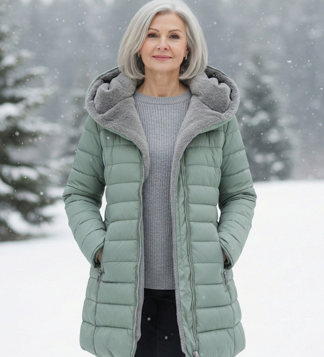 Aada™ | Puffer jakna s podstavom od flisa