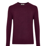 Bordo pulover okruglog izreza