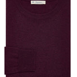 Bordo pulover okruglog izreza