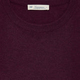 Bordo pulover okruglog izreza