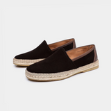 Tamnosmeđe espadrile za plažu