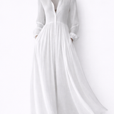 Serena | Maxi dress with front buttons