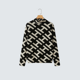 Adéla | Elegant geometric pattern jumper