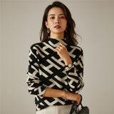 Adéla | Elegant geometric pattern jumper