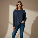 Elizabeth | Understated with a plain sweater