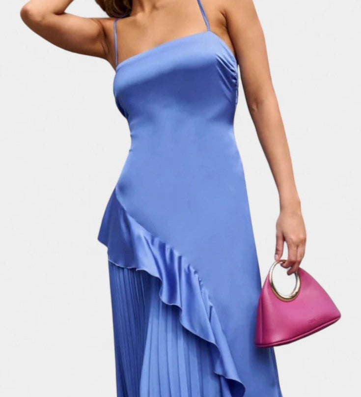 Paige™ | Elegantna haljina s uzorkom riba