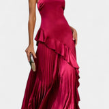 Paige™ | Elegantna haljina s uzorkom riba