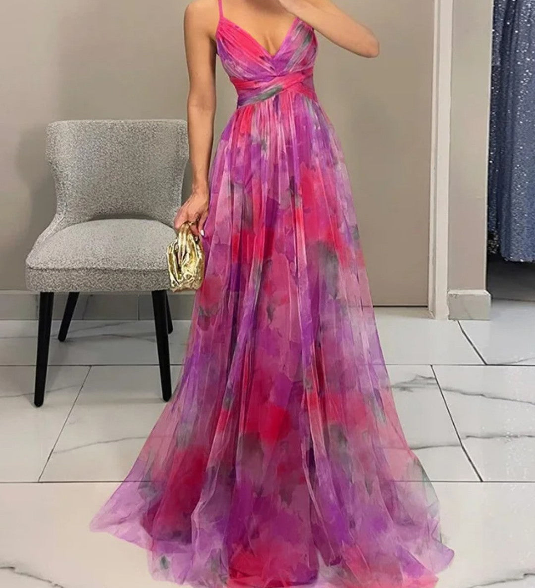 Giselle | Čarobna maksi haljina sa cvetnim printom