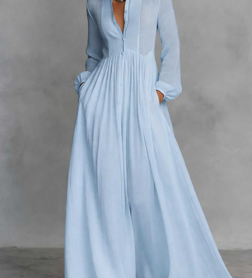 Serena | Maxi haljina sa dugmadi napred