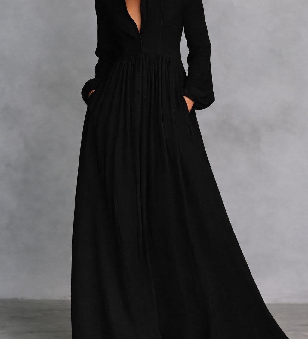 Serena | Maxi haljina sa dugmadi napred