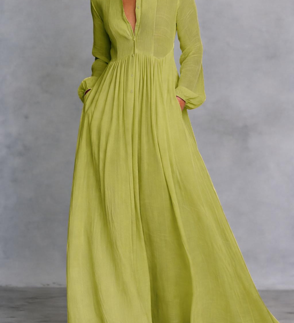 Serena | Maxi haljina sa dugmadi napred