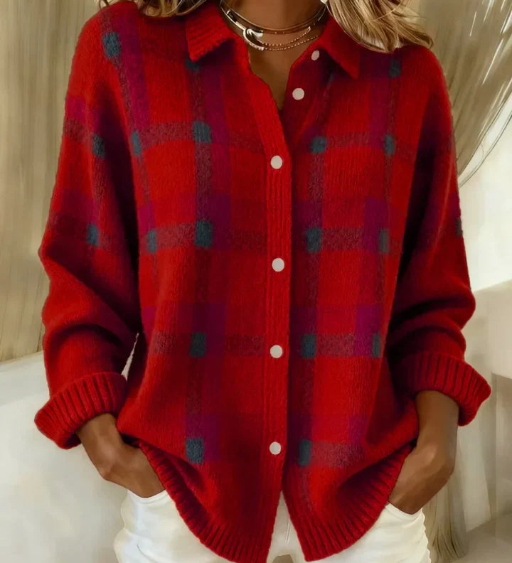 Felicia™ | Rento Karirani Džemper