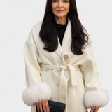Dagmar™ | Elegantni kaput s umjetnim krznom