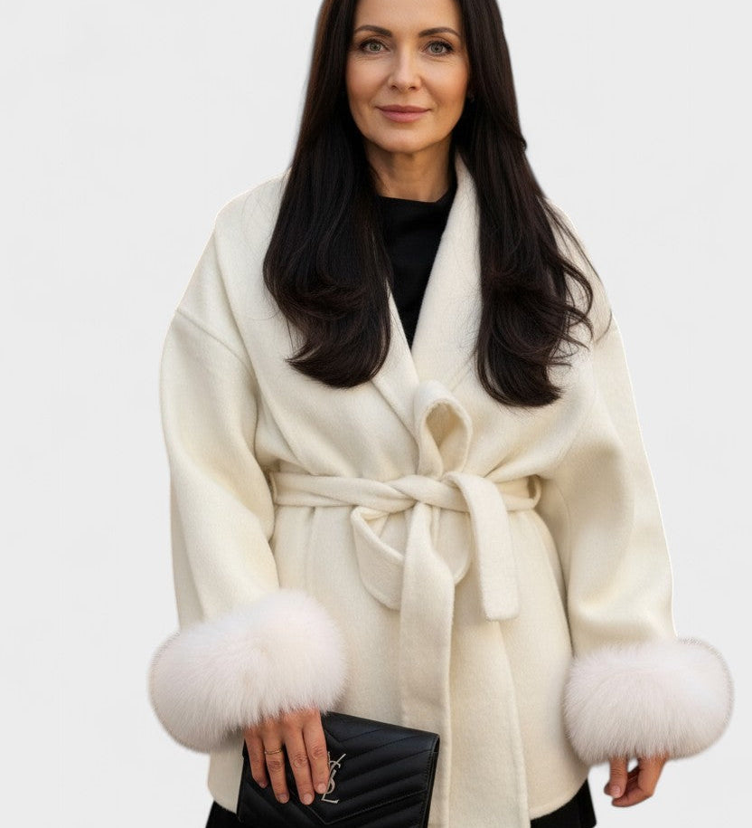 Dagmar™ | Elegantni kaput s umjetnim krznom