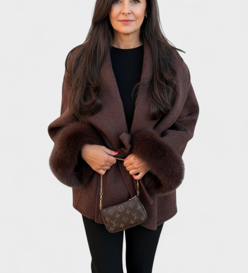 Dagmar™ | Elegantni kaput s umjetnim krznom