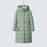 Karolína | Elegantna duga zimska jakna s kapuljačom